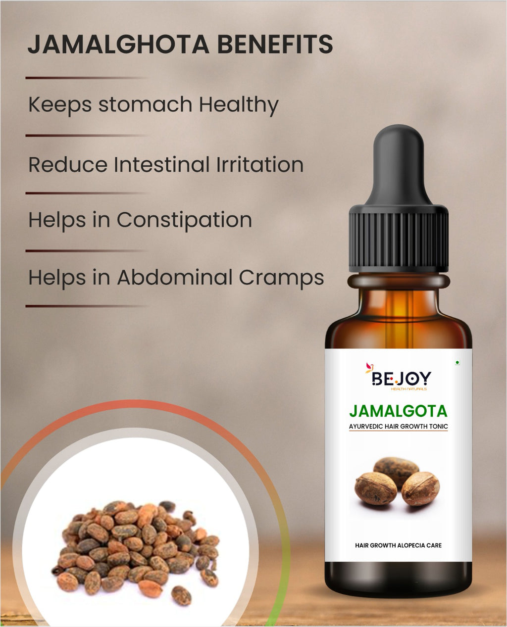 Jamalgota Ayurvedic oil For Hair fall Control and Hair growth oil for men and women