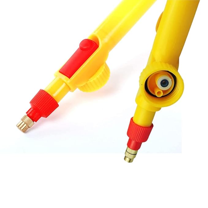 Adjustable High Pressure Garden Pump Bottle Spray Gun for Plants Garden Water Pesticide Car Wash Brass Nozzle Sprayer Pack of 2, Manual