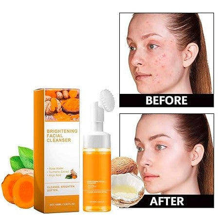 Turmeric ðŠð¨ð£ð¢ðœ Face Wash, Natural (Pack of - 2 ) 150 ML