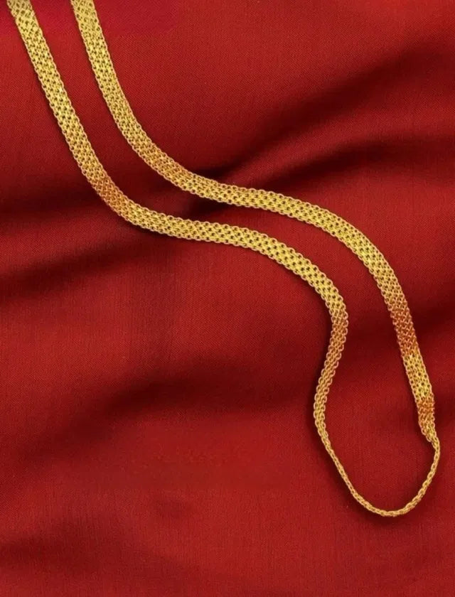 Artificial gold chain 24 inches for mens and womens