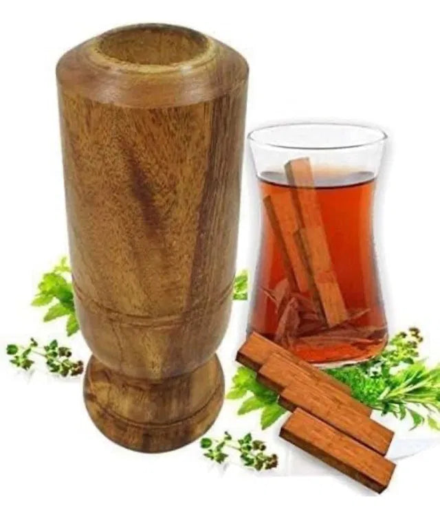 SUGAR Balance wooden water glass