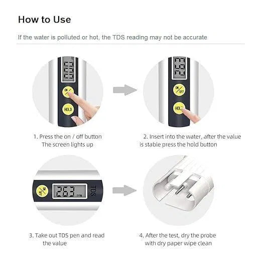 Water TDS Meter Tester
