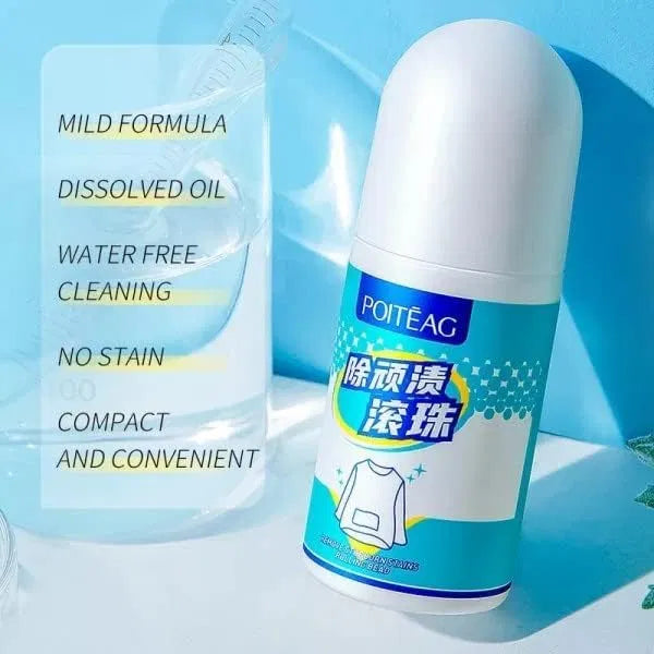 Clothes Instant Stain Remover Roll On Pen | No-Wash Quick Stain Remover Roller-Ball | Portable Emergency Stick